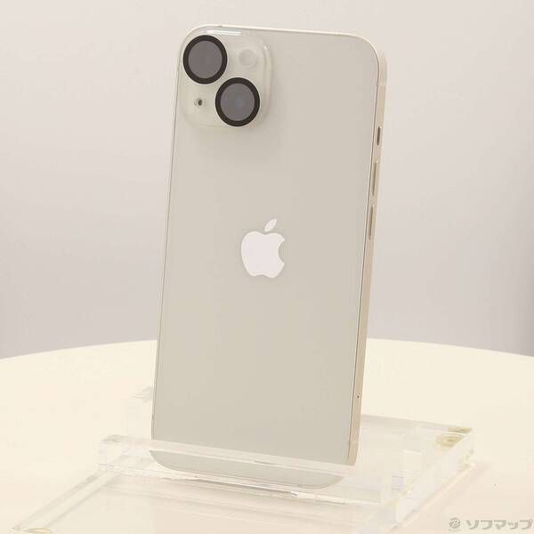 中古品〕 iPhone14 128GB スターライト MPUQ3J／A SIMフリー【198