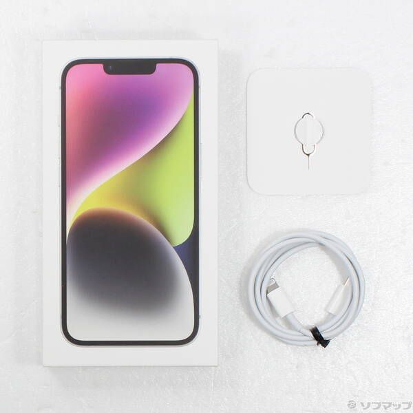 中古品〕 iPhone14 128GB スターライト MPUQ3J／A SIMフリー【198