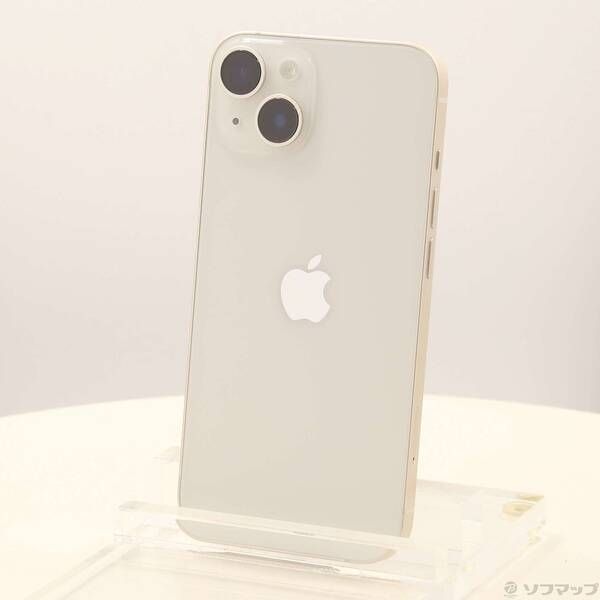iPhone14 128GB スターライト 中古品 中古品〕 iPhone14 128GB スターライト MPUQ3J／A SIMフリー【348