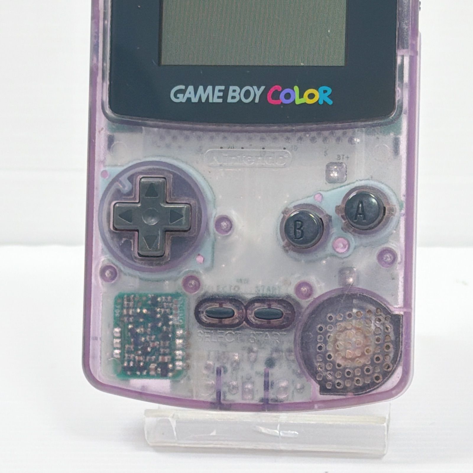 【動作未確認】Nintendo GAME BOY COLOR クリアパープル ゲームボーイカラー クリアパープル 動作確認済み 良品 ニンテンドー