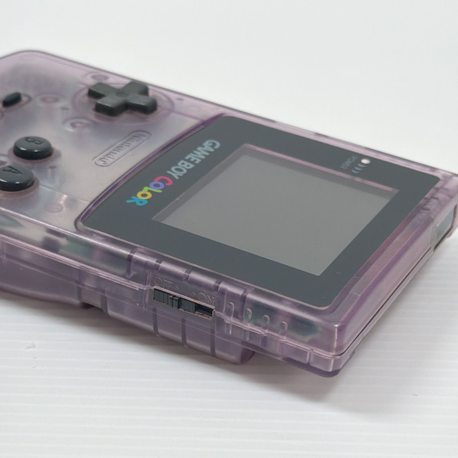 ゲームボーイカラー クリアパープル 動作確認済み 良品 ニンテンドー