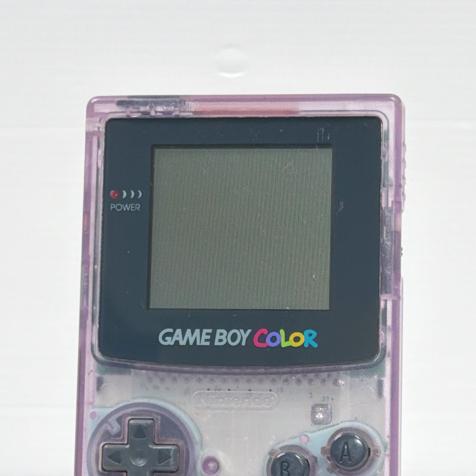 ゲームボーイカラー クリアパープル 動作確認済み 良品 ニンテンドー