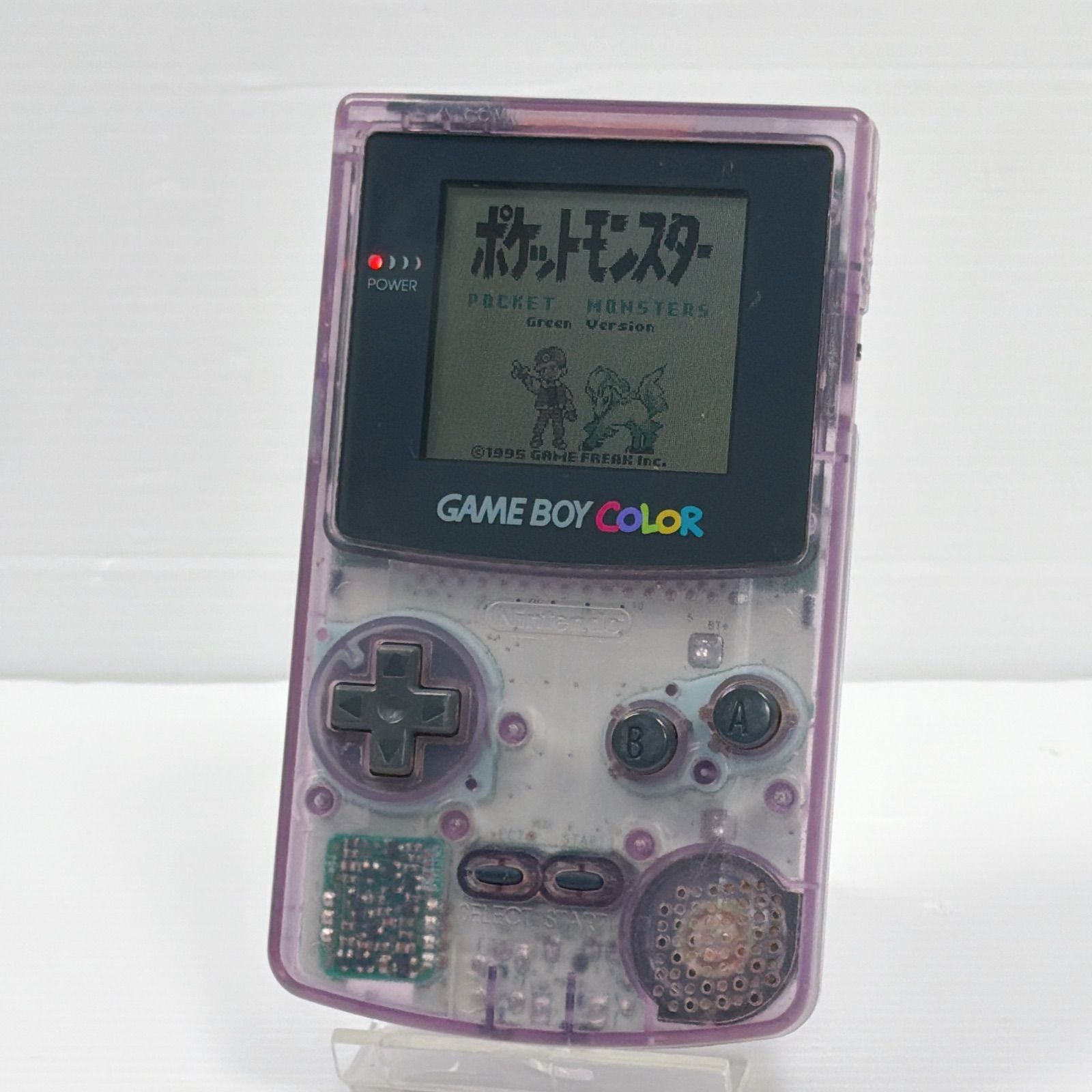 ゲームボーイカラー クリアパープル 動作確認済み 良品 ニンテンドー