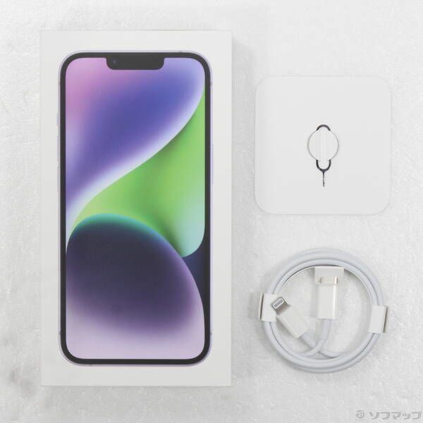 128GB パープル iPhone14 MPUY3J／A 中古)Apple 〔中古〕iPhone14 SIM