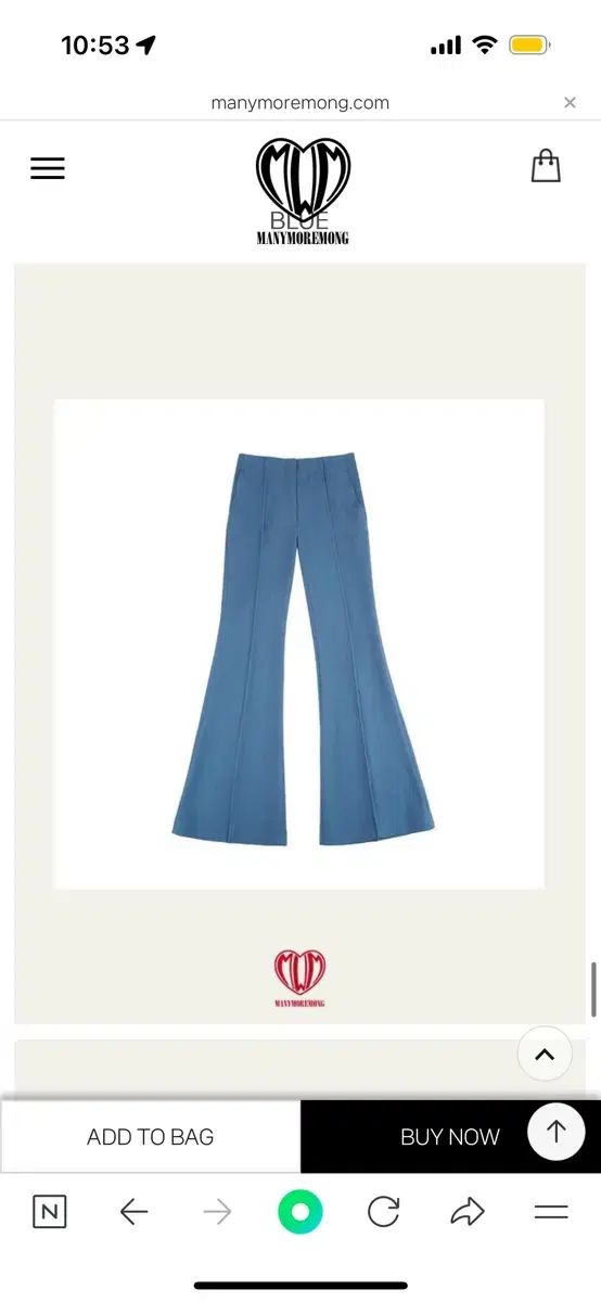  マニモアモン ツイル フ ウーブンパンツ スラックス パンツ