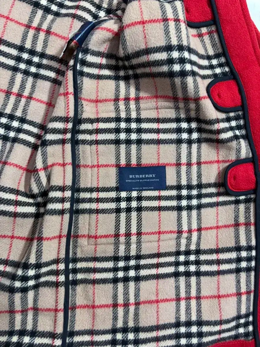 BURBERRY バーバリー 正規品 ロンドン レッド ダッフルコート - メルカリ
