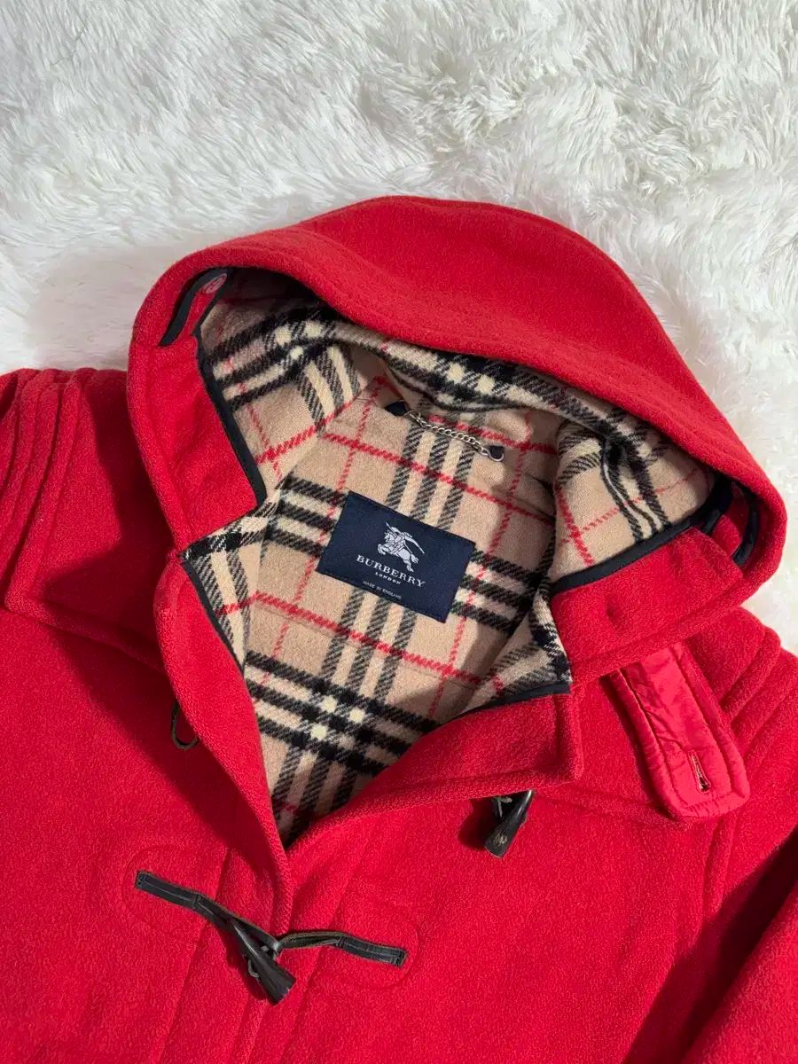 BURBERRY バーバリー 正規品 ロンドン レッド ダッフルコート - メルカリ