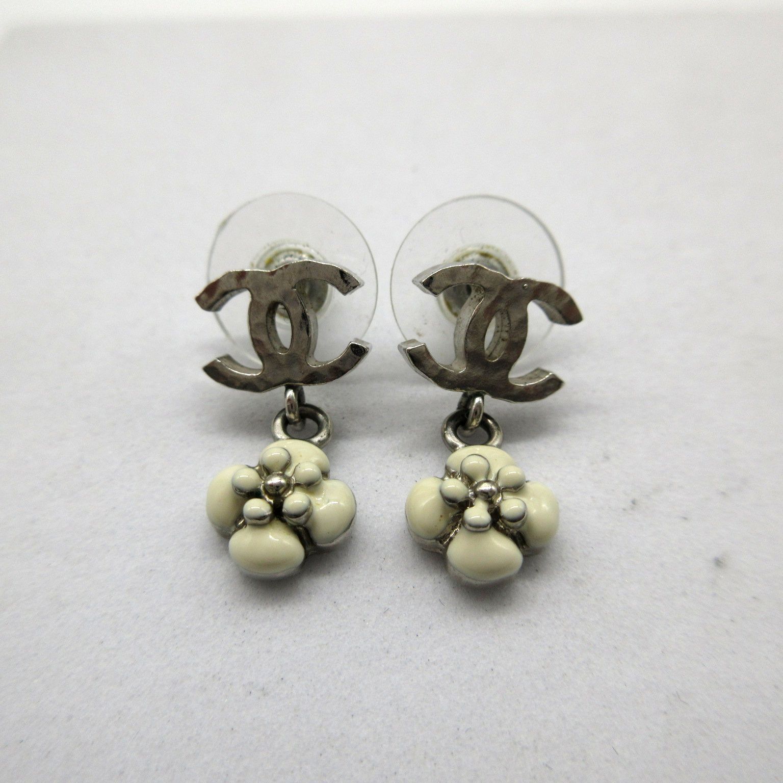 CHANEL シャネル カメリア B13 ココマーク ピアス 両耳 レディース