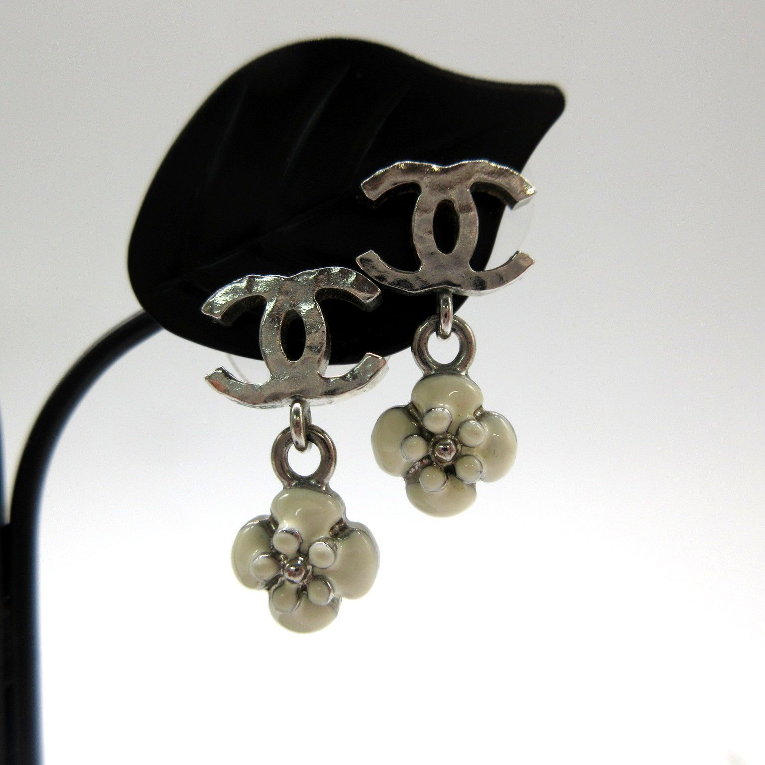 CHANEL シャネル カメリア B13 ココマーク ピアス 両耳 レディース