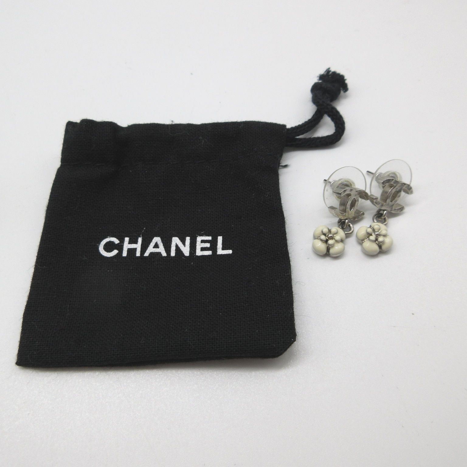 CHANEL シャネル カメリア B13 ココマーク ピアス 両耳 レディース