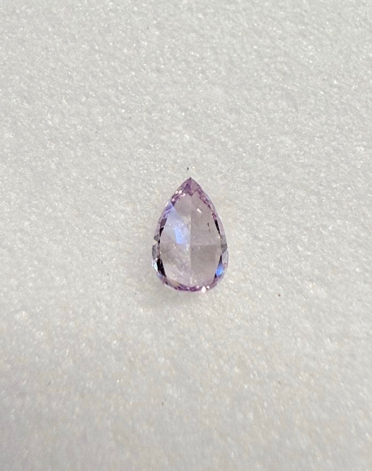 天然ピンクダイヤモンドルース FANCY PINK PURPLE ペアシェープ - メルカリ