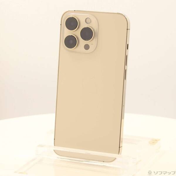 限定SALE，人気 〔中古品〕 iPhone13 Pro 256GB ゴールド MLUQ3J／A SIMフリー【344】 スマートフォン本体
