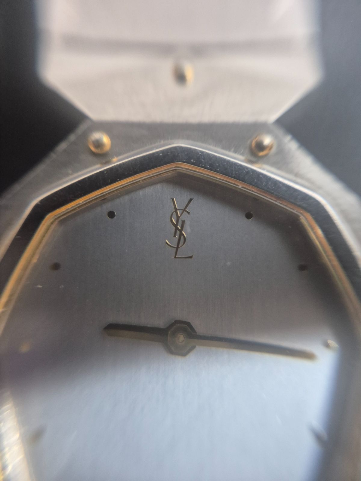 イヴ・サンローラン バングル シルバー ゴールド オクゴン - メルカリ