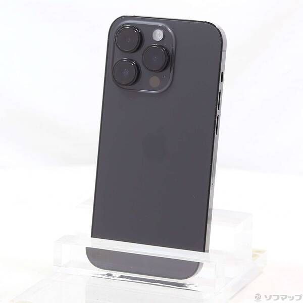 中古品〕 iPhone14 Pro 256GB スペースブラック MQ0Q3J／A SIMフリー
