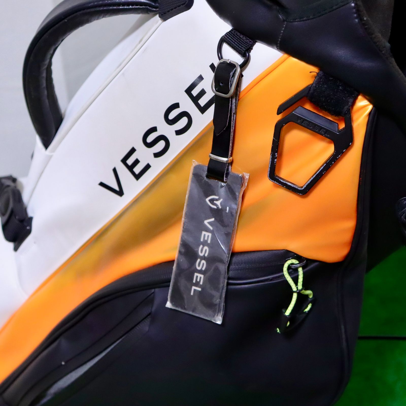 VESSEL キャディバッグ ホワイト/オレンジ 楽天市場】ヴェッセル キャディバッグ（カラーオレンジ）の通販