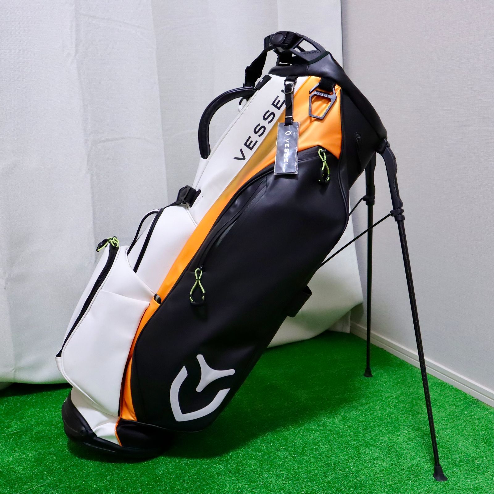 VESSEL キャディバック プレイヤー3.0 スタンド Iridium オレンジ