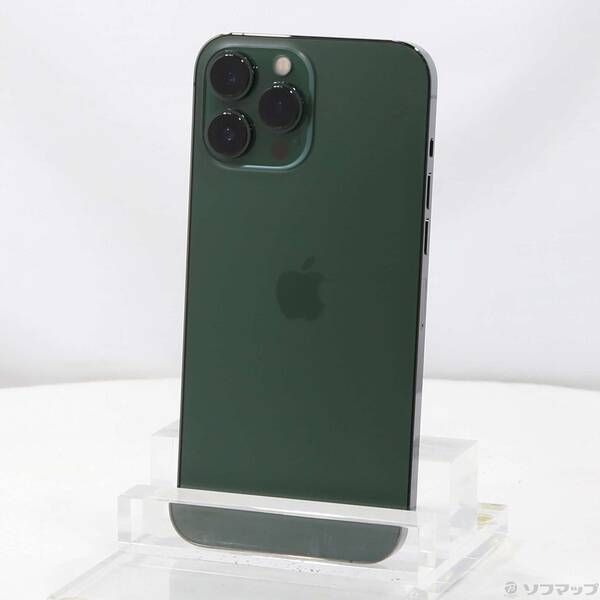中古品〕 iPhone13 Pro Max 128GB アルパイングリーン MNCU3J／A SIM