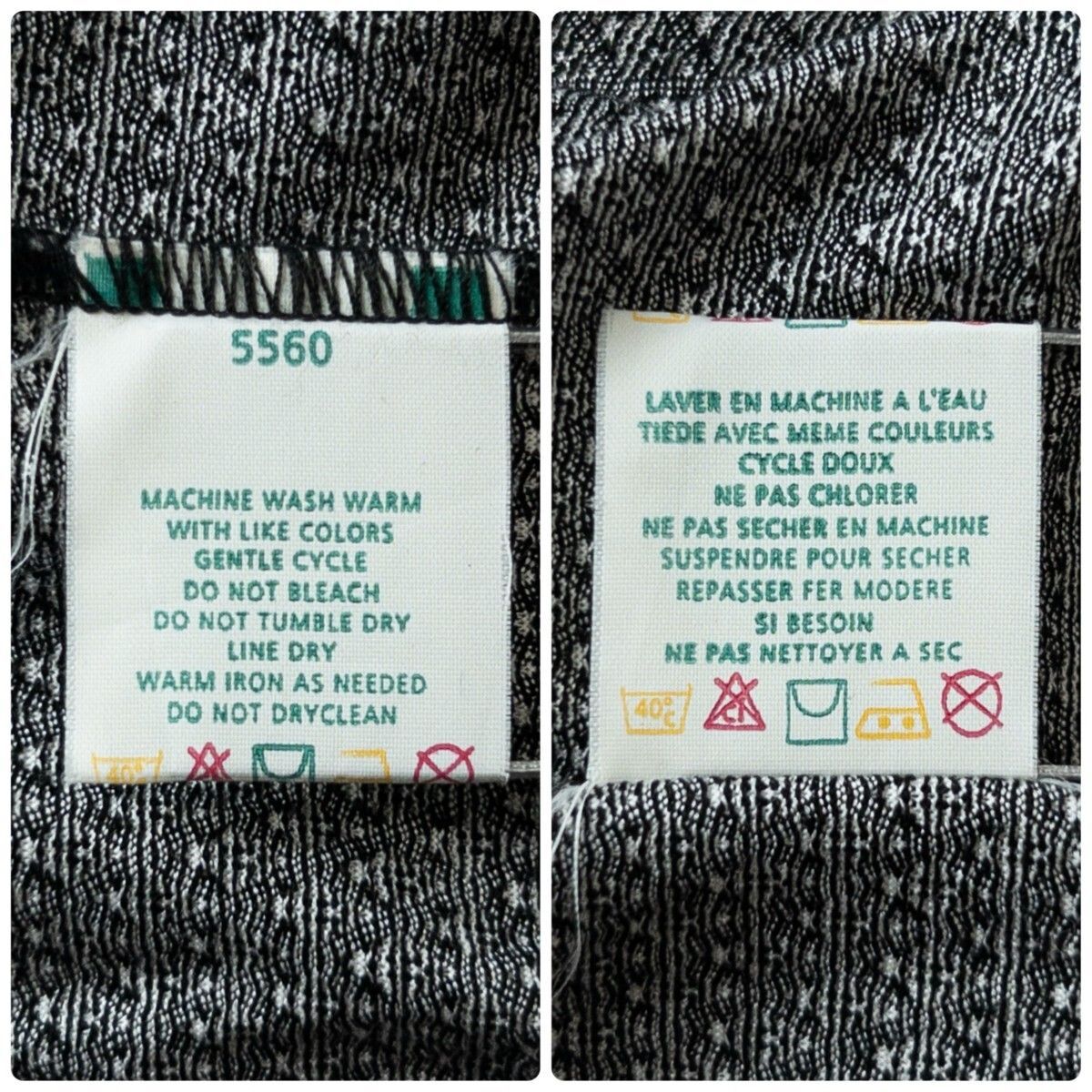 美品 フランス製 LACOSTE ラコステ 上質 コットン 長袖 ポロシャツ