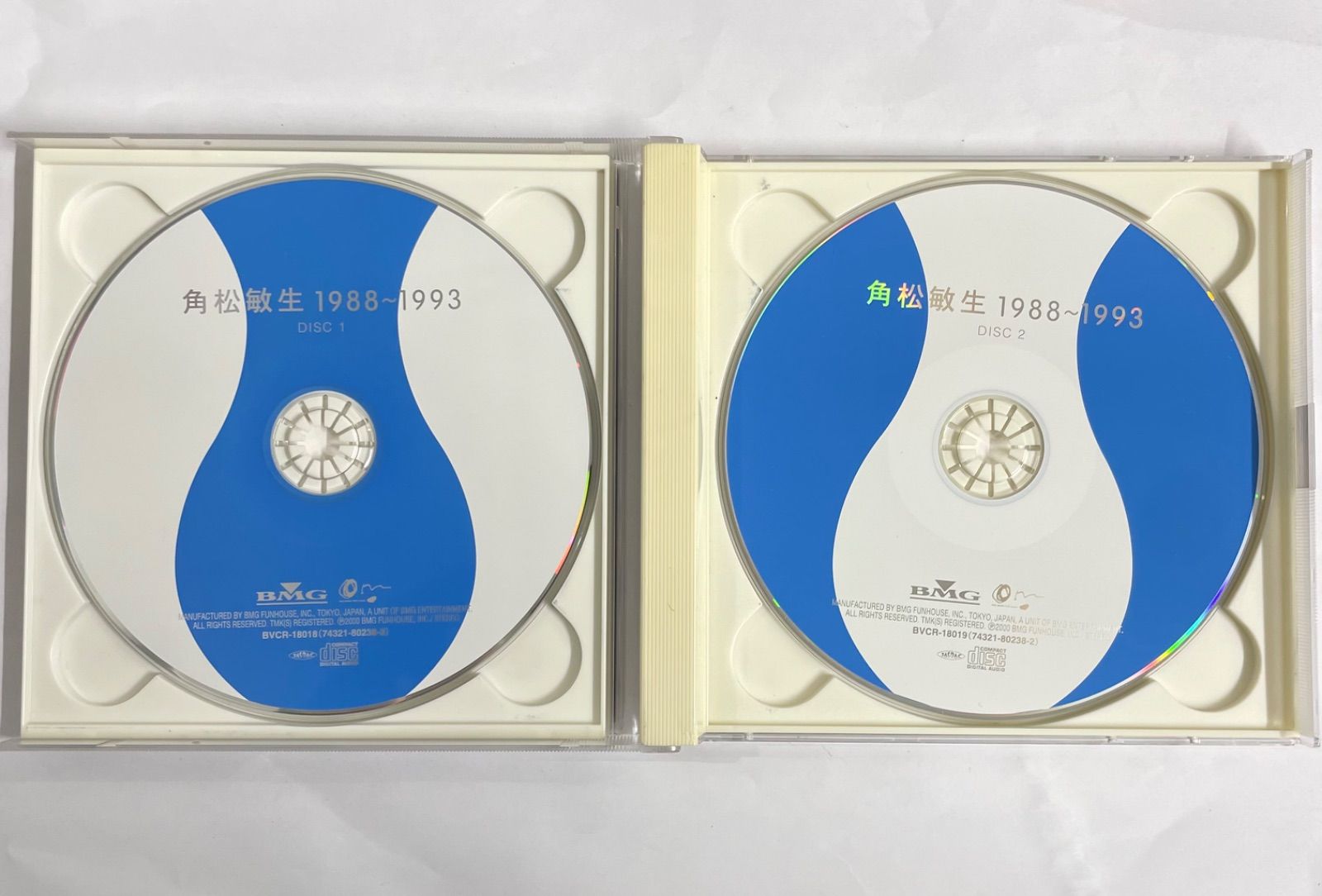 帯付 角松敏生 CD 1988-1993 BEST ベスト アルバム BVCR-18018~19