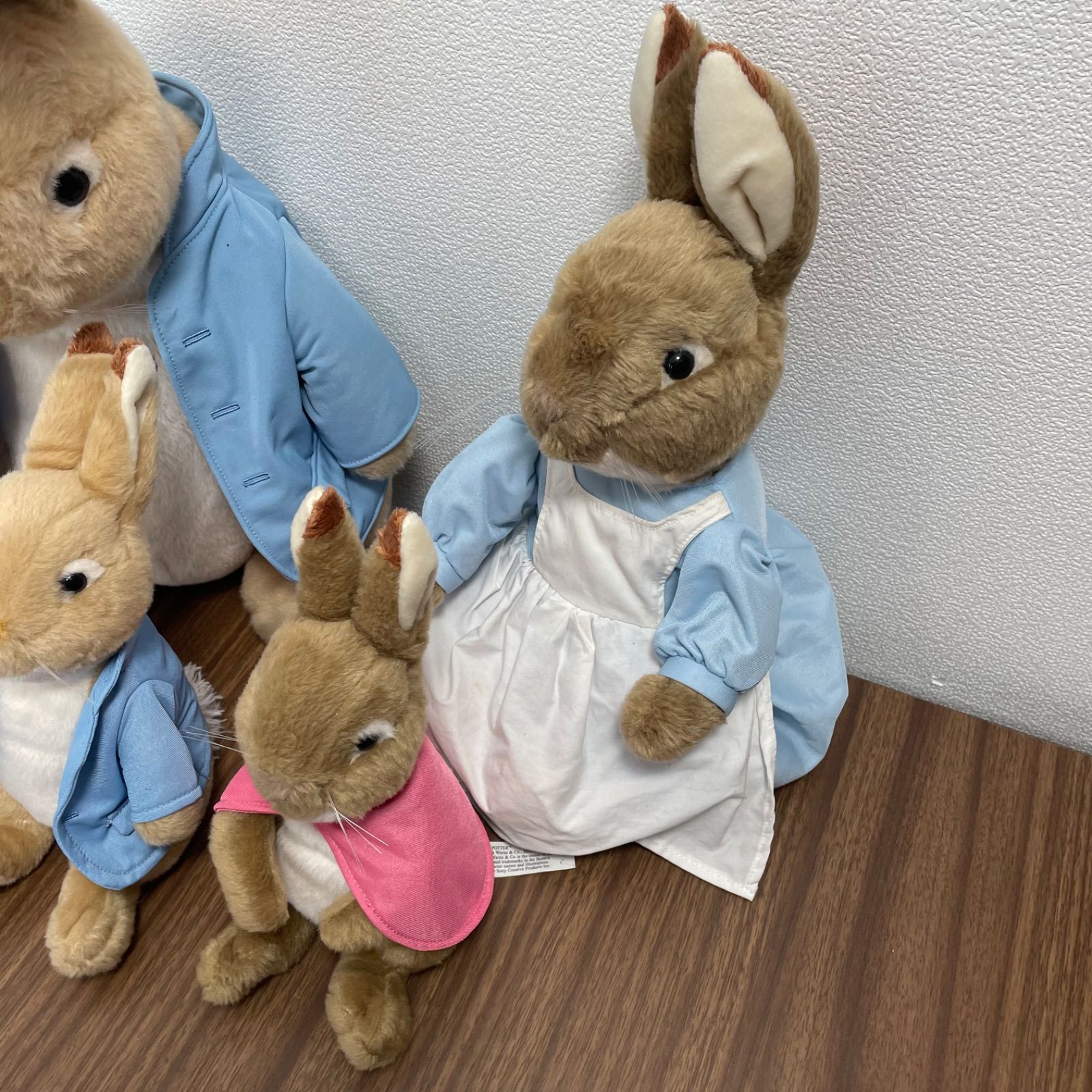 ☆ピーターラビット ぬいぐるみ 4体セット うさぎ 人形 - メルカリ