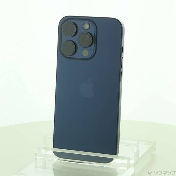 Apple iPhone 15 Pro 128GB ブルーチタニウム 本体 美品 Apple iPhone