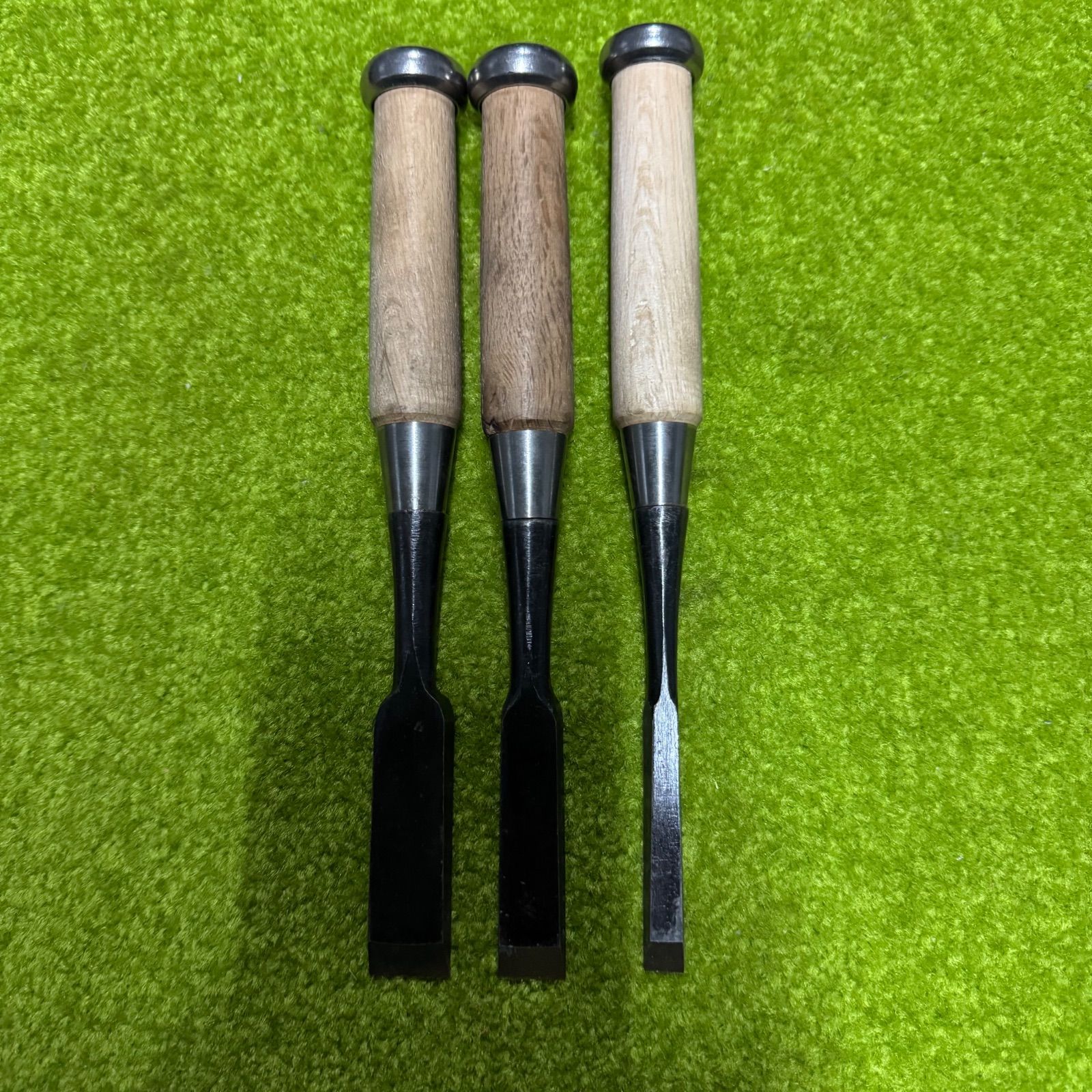 鑿（ノミ）3本セット☆特選 スグ使☆追入鑿☆20/15/10mm☆中古美品 