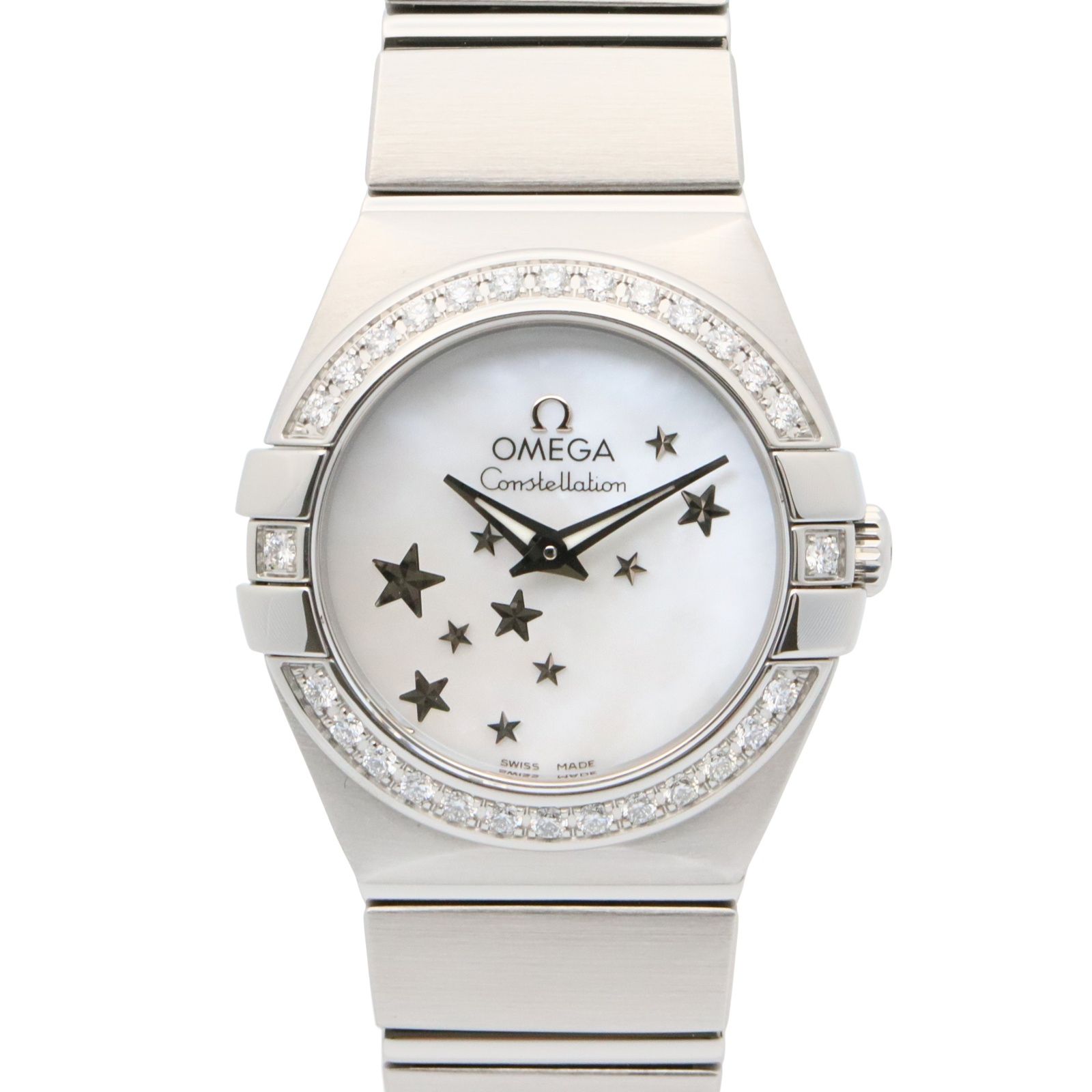 オメガ OMEGA 腕時計 コンステレーション ブラッシュ ダイヤベゼル
