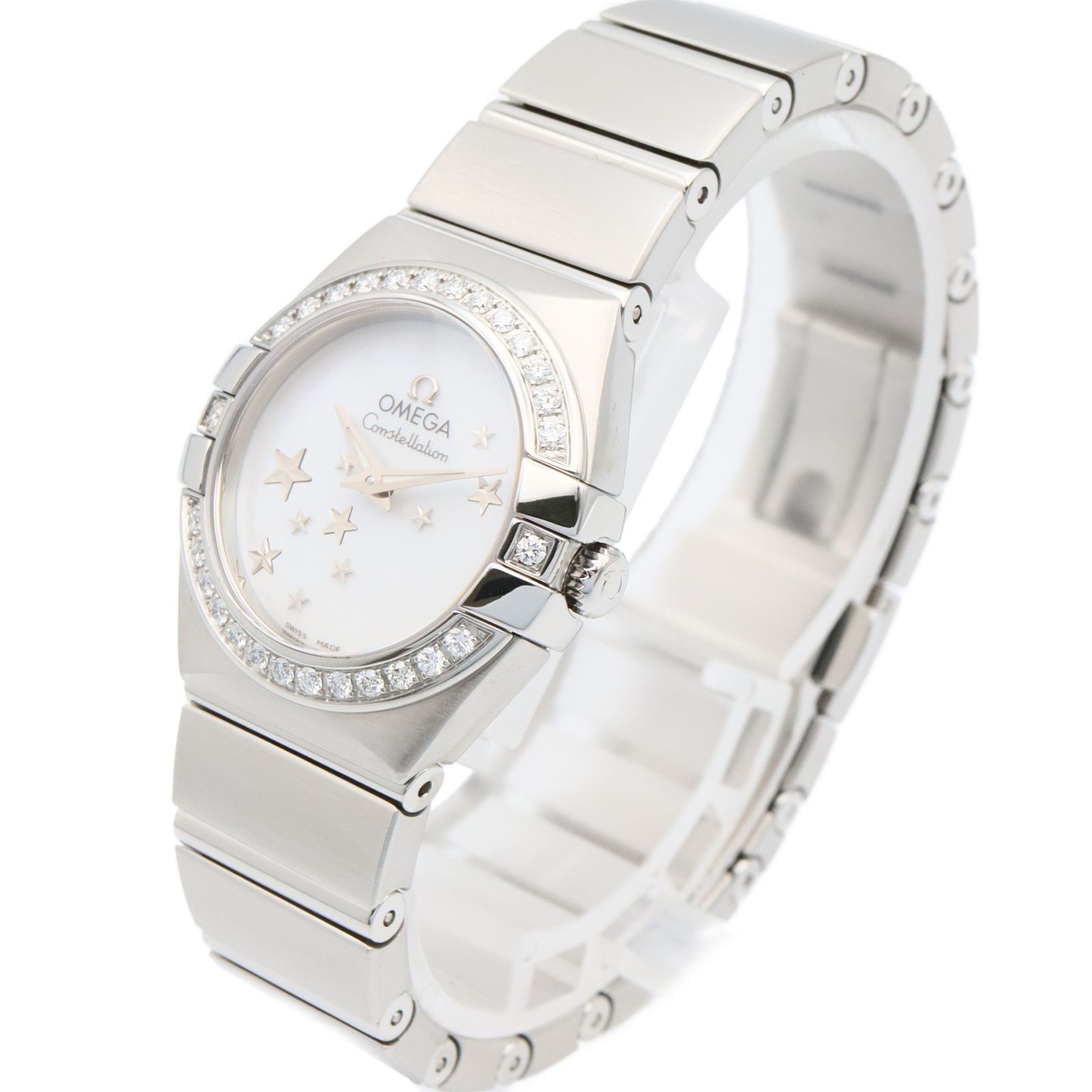 オメガ OMEGA 腕時計 コンステレーション ブラッシュ ダイヤベゼル