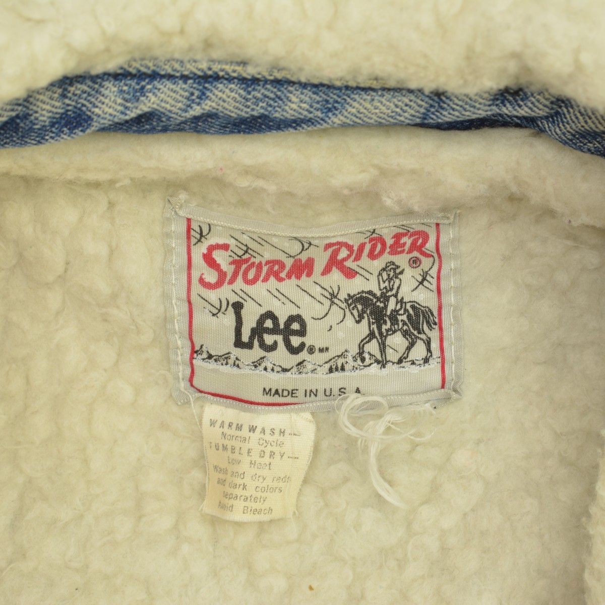 LEE】70s STORM RIDER ストームライダー ボアランチコートデニム