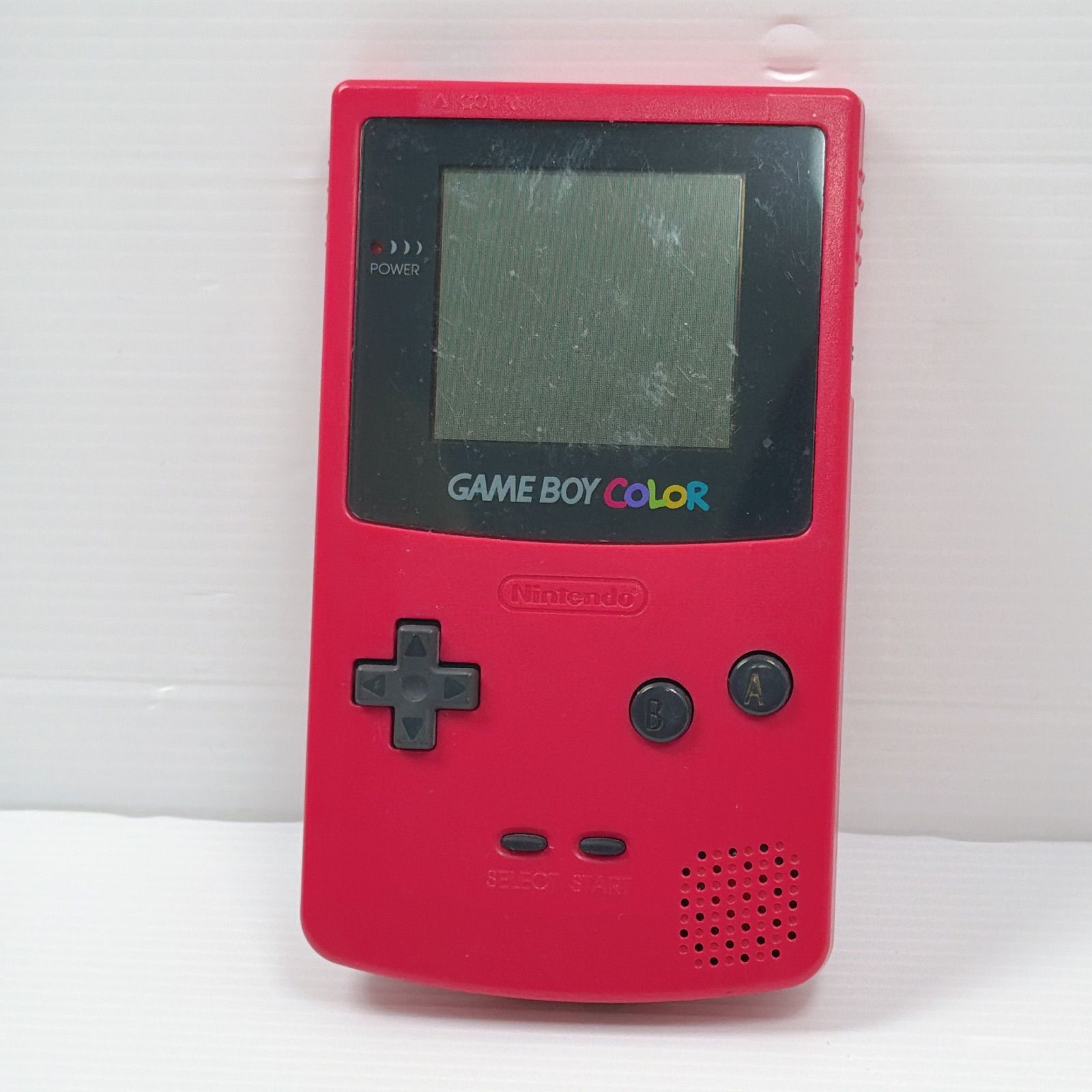 ゲームボーイカラー クリアパープル クリア レッド パープル ジャンク