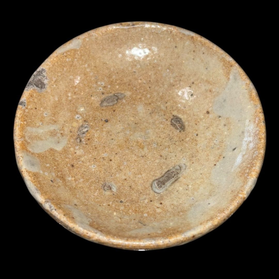 江戸時代 共箱 (10客揃え) 油皿 時代物 旧家蔵 初出し品 直径5~7cm 石