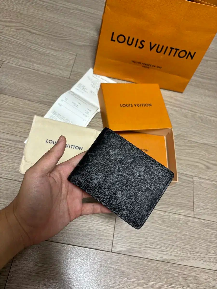A級 デパート Louis Vuitton ルイヴィトン ミュルティプルウォレット 二つ折り財布 フルセット