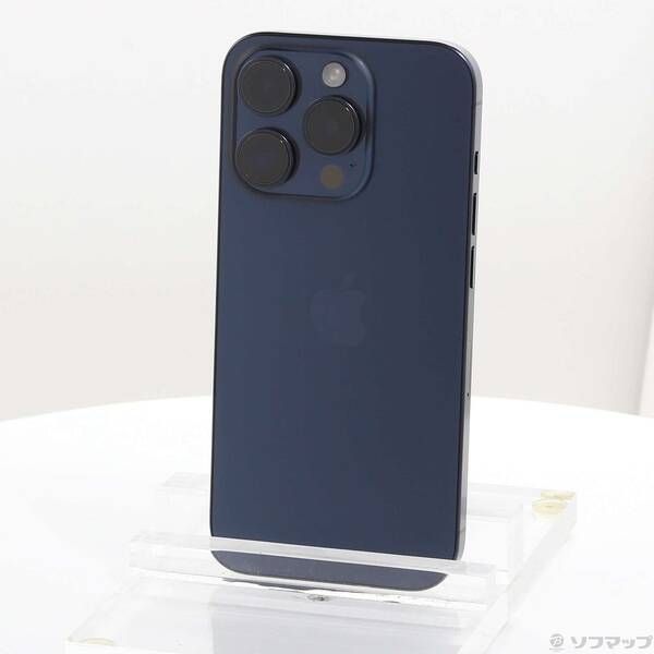 中古品〕 iPhone15 Pro 128GB ブルーチタニウム MTUA3J／A SIMフリー