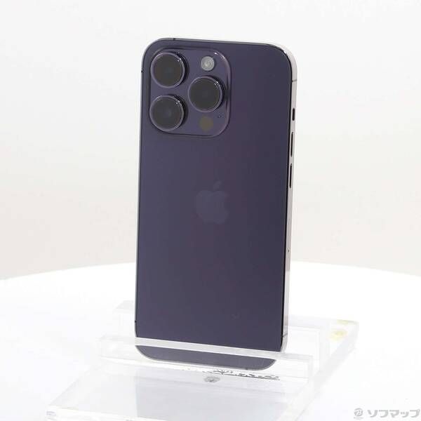 中古品〕 iPhone14 Pro 256GB ディープパープル MQ1E3J/A SIM 中古品〕 iPhone14 Pro 256GB ディープパープル MQ1E3J/A SIM