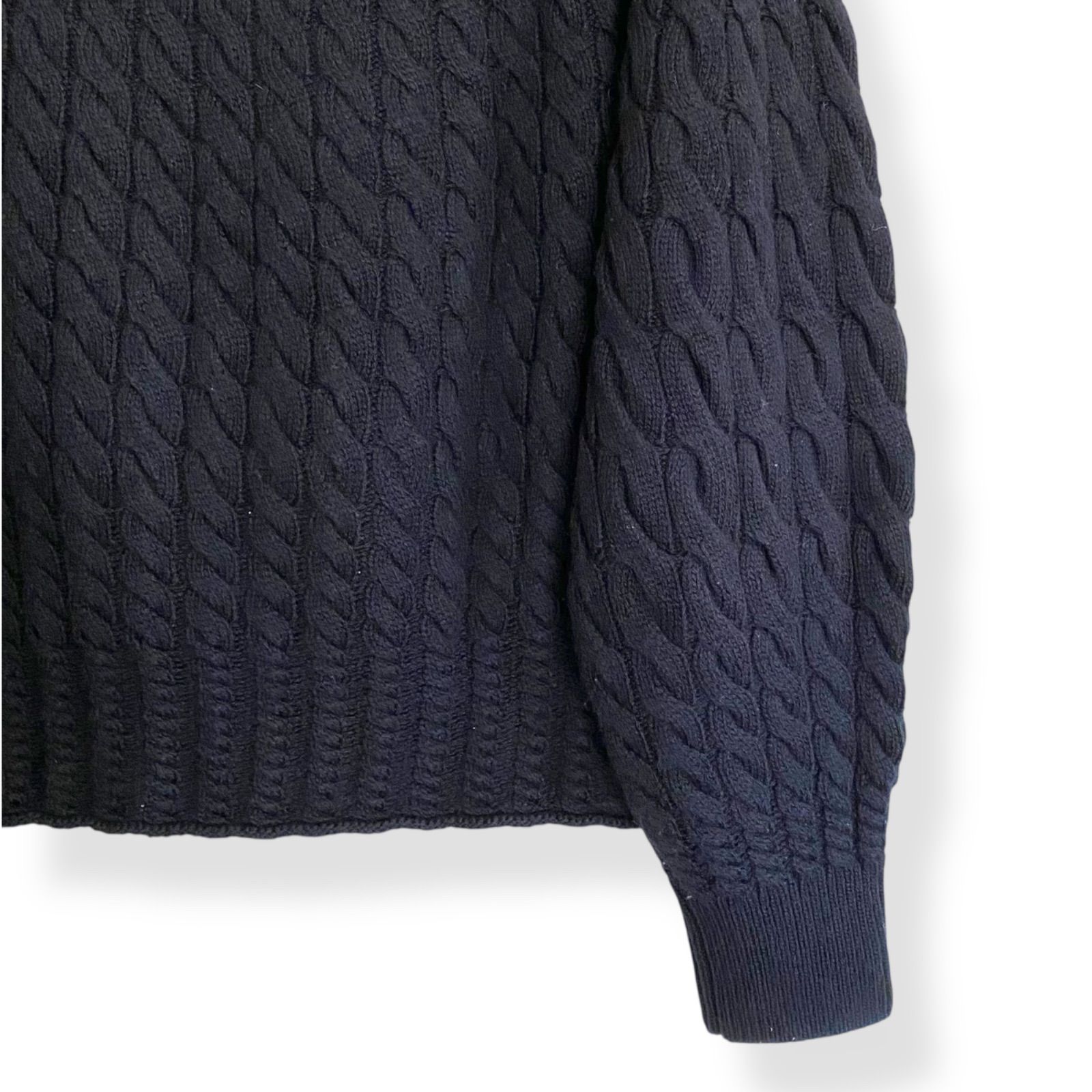 美品♪Theory セオリー カシミヤ100%ケーブルニット ネイビー紺 長袖 美品♪Theory セオリー カシミヤ100%ケーブルニット ネイビー紺 長袖