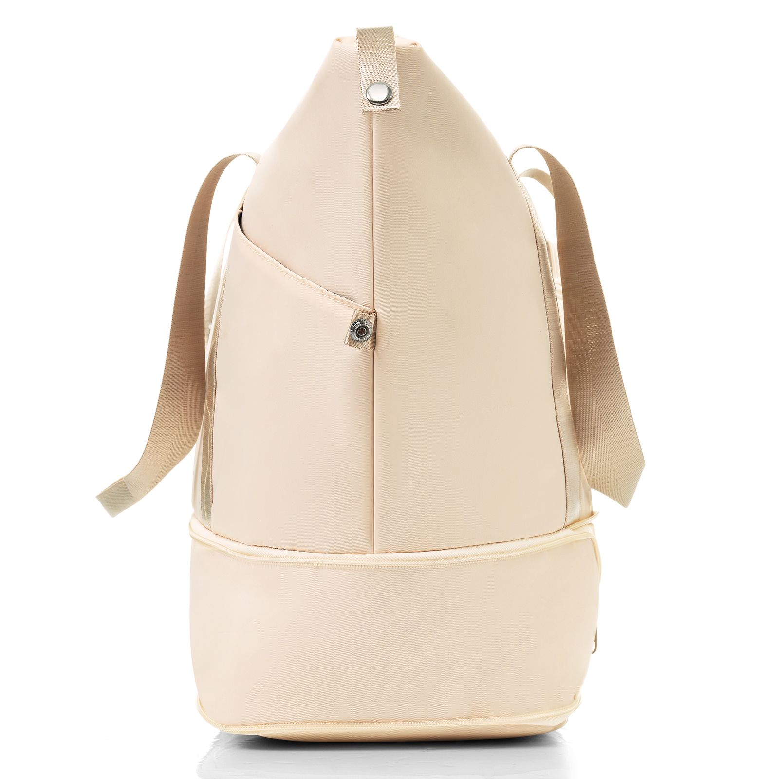 ベージュバッグ USB充電ポート付き