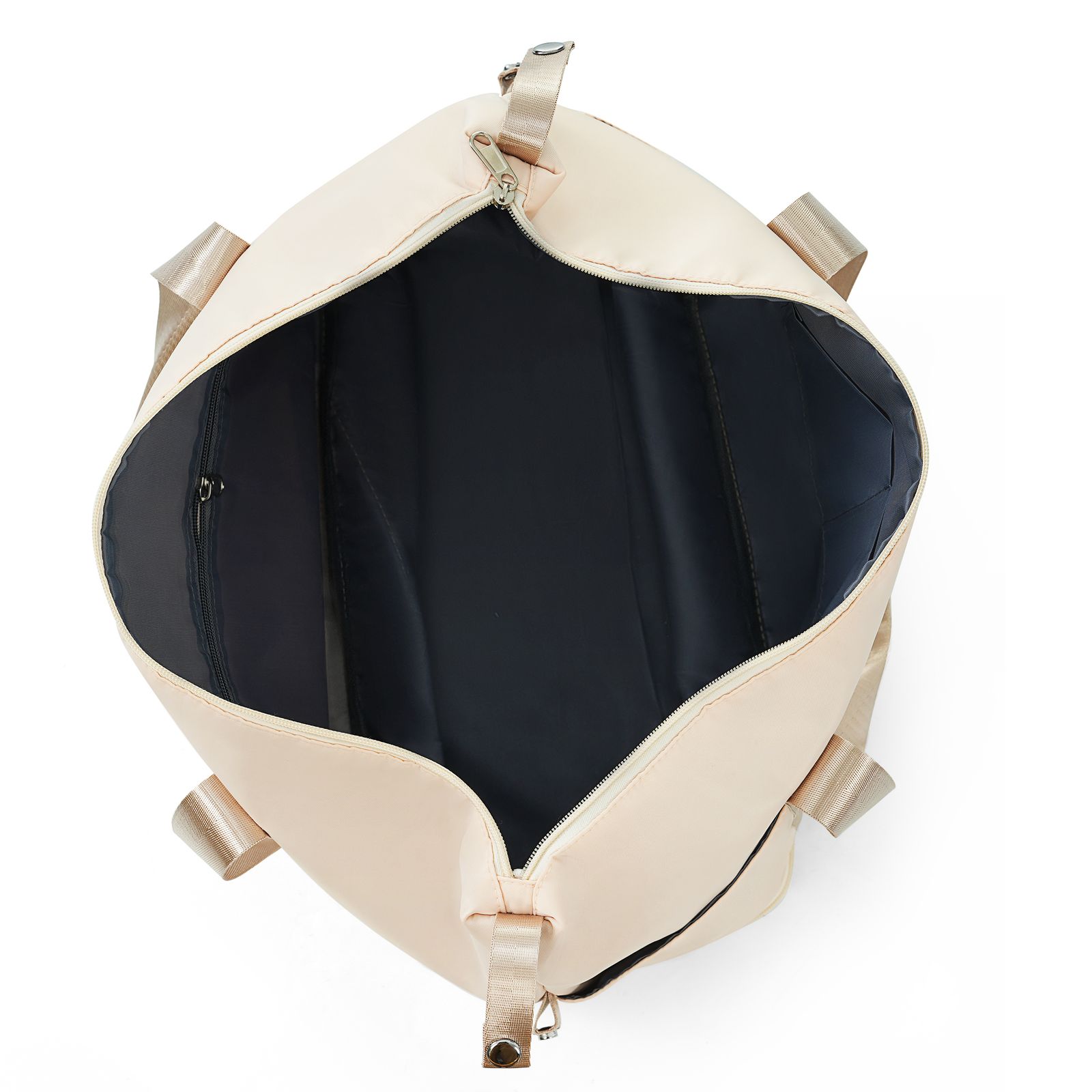 Mサイズシャンパンスーツケース ベージュバッグ