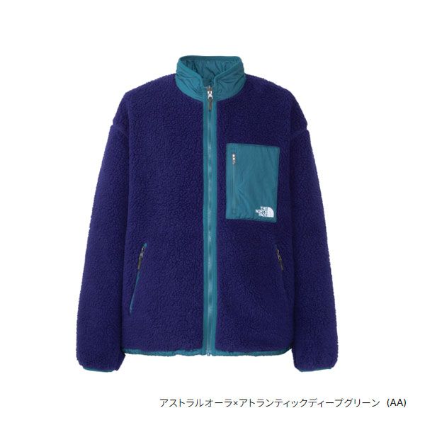 ザ ノース フェイス リバーシブルエクストリームパイルジャケット ユニセックス AA アストラルオーラ×アトランティックディープグリーン XLサイズ NP 72333