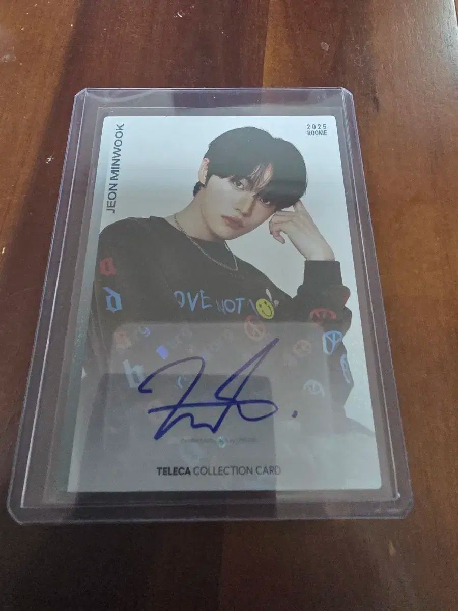 チョン ミンウク テレカ カード サイン入り