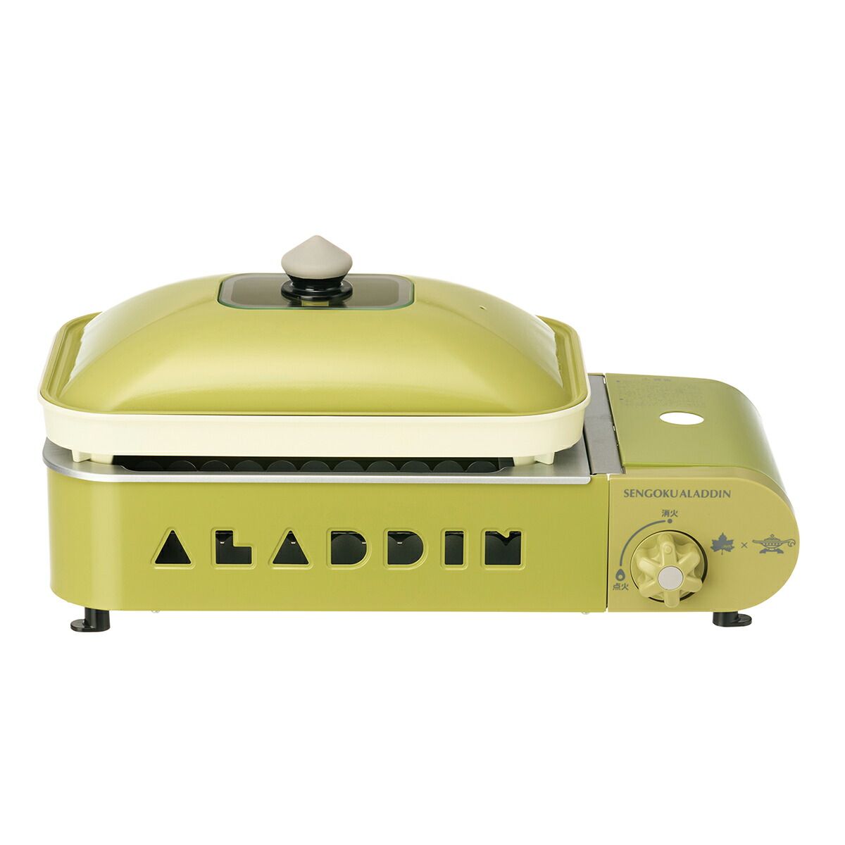 在庫処分／売切御免／ロゴス LOGOS×SENGOKU ALADDIN ポータブル ガス ホットプレート プチパン-BC 81060015