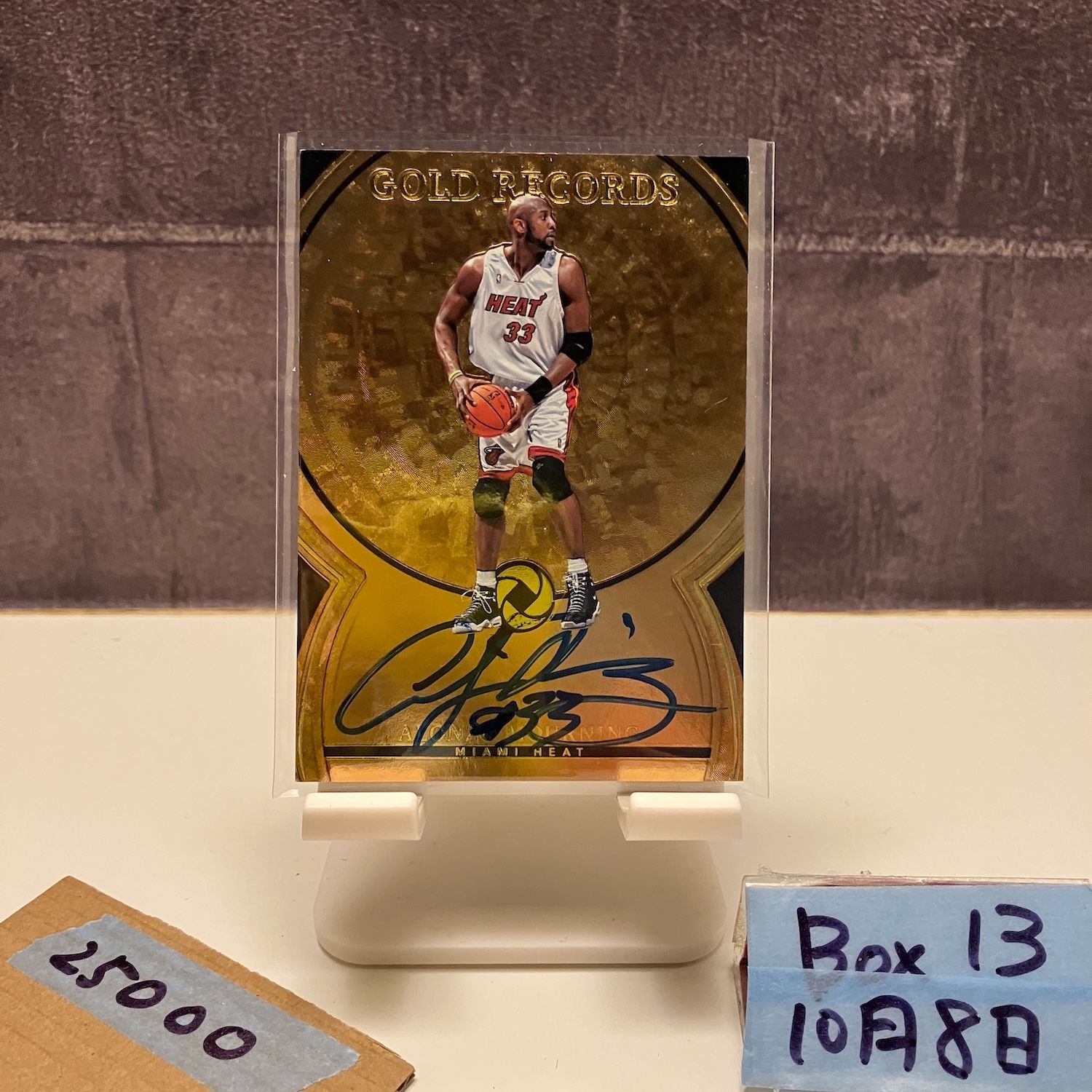 2017-18 Panini opulence Alonzo Mourning 16/35 直筆サインカード