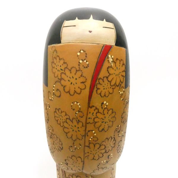 小林伊之介作 創作こけし「十六夜」内閣総理大臣賞受賞作家 木製 郷土