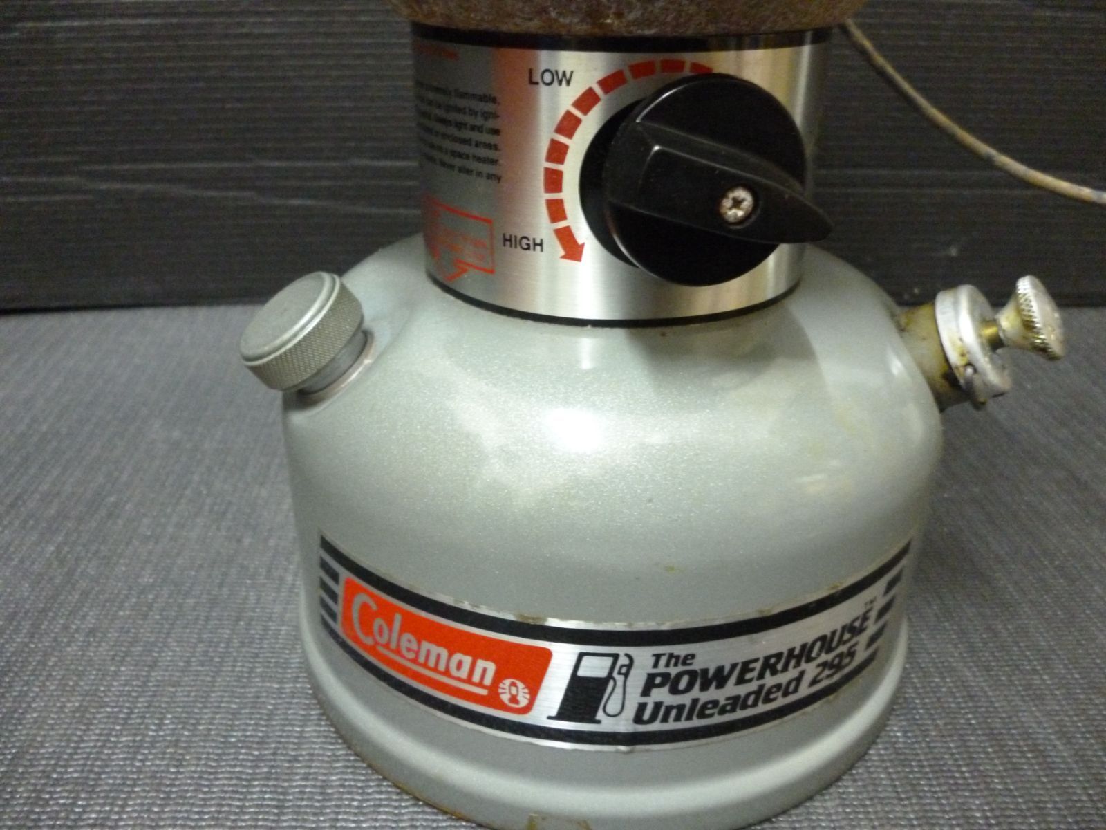 ジャンク品 Coleman コールマン the POWERHOUSE Unleaded 295 ホワイト