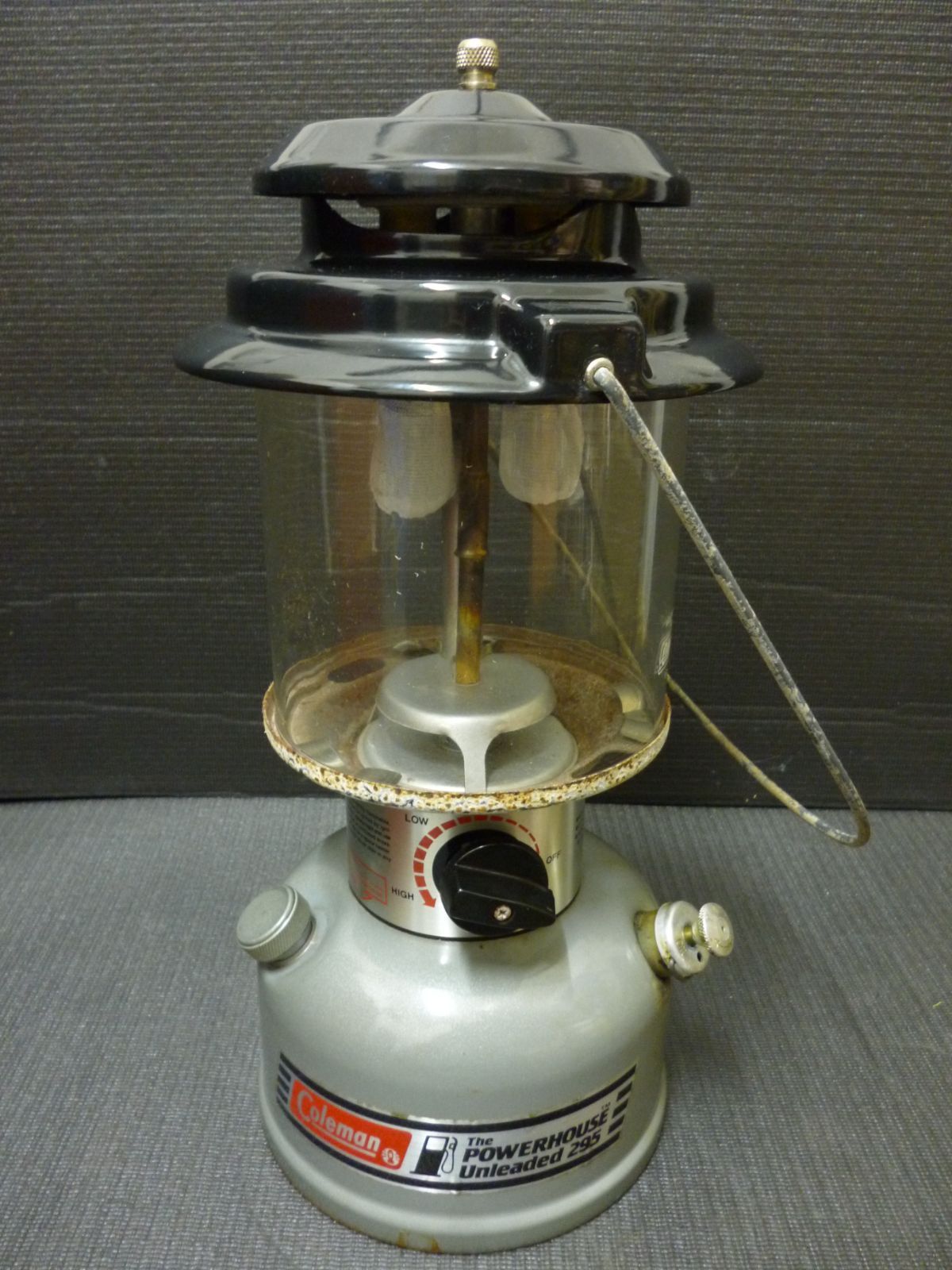 ジャンク品 Coleman コールマン the POWERHOUSE Unleaded 295 ホワイト