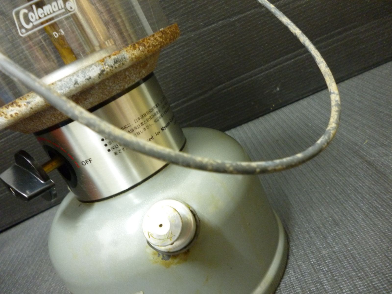 ジャンク品 Coleman コールマン the POWERHOUSE Unleaded 295 ホワイト