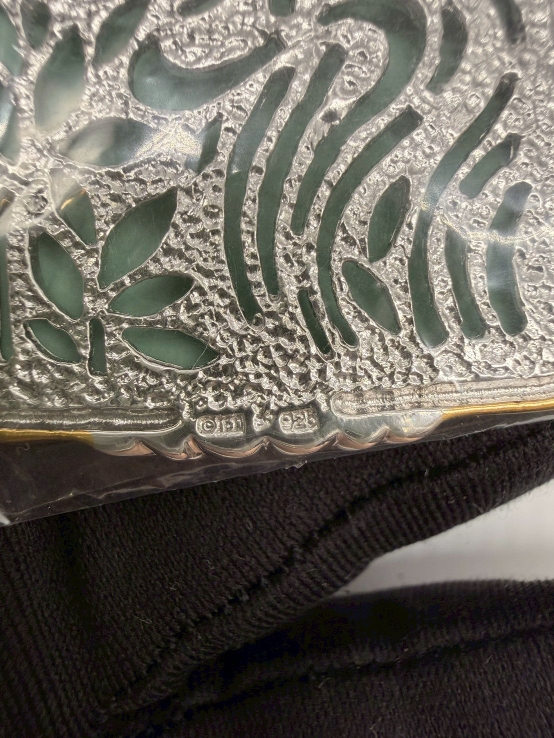 IEI MUCHA ミュシャ 「四芸術」 カメオ 宝飾ペンダント 天然石付き