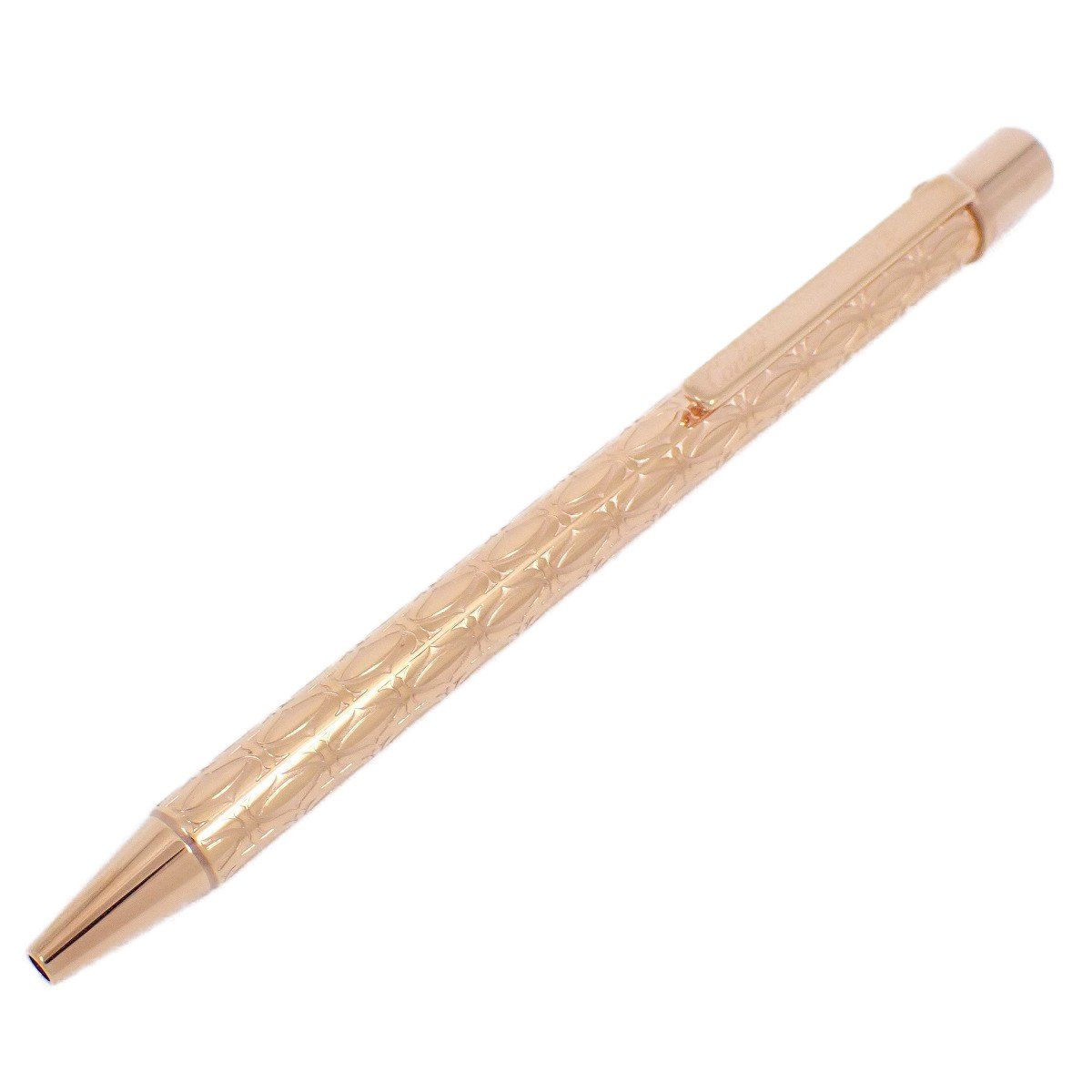 美品　C　ドゥ　カルティエ　Cartier　ボールペン　ハッピーバースデー Cartier カルティエ Cドゥ ハッピーバースデー ボールペン ピンク