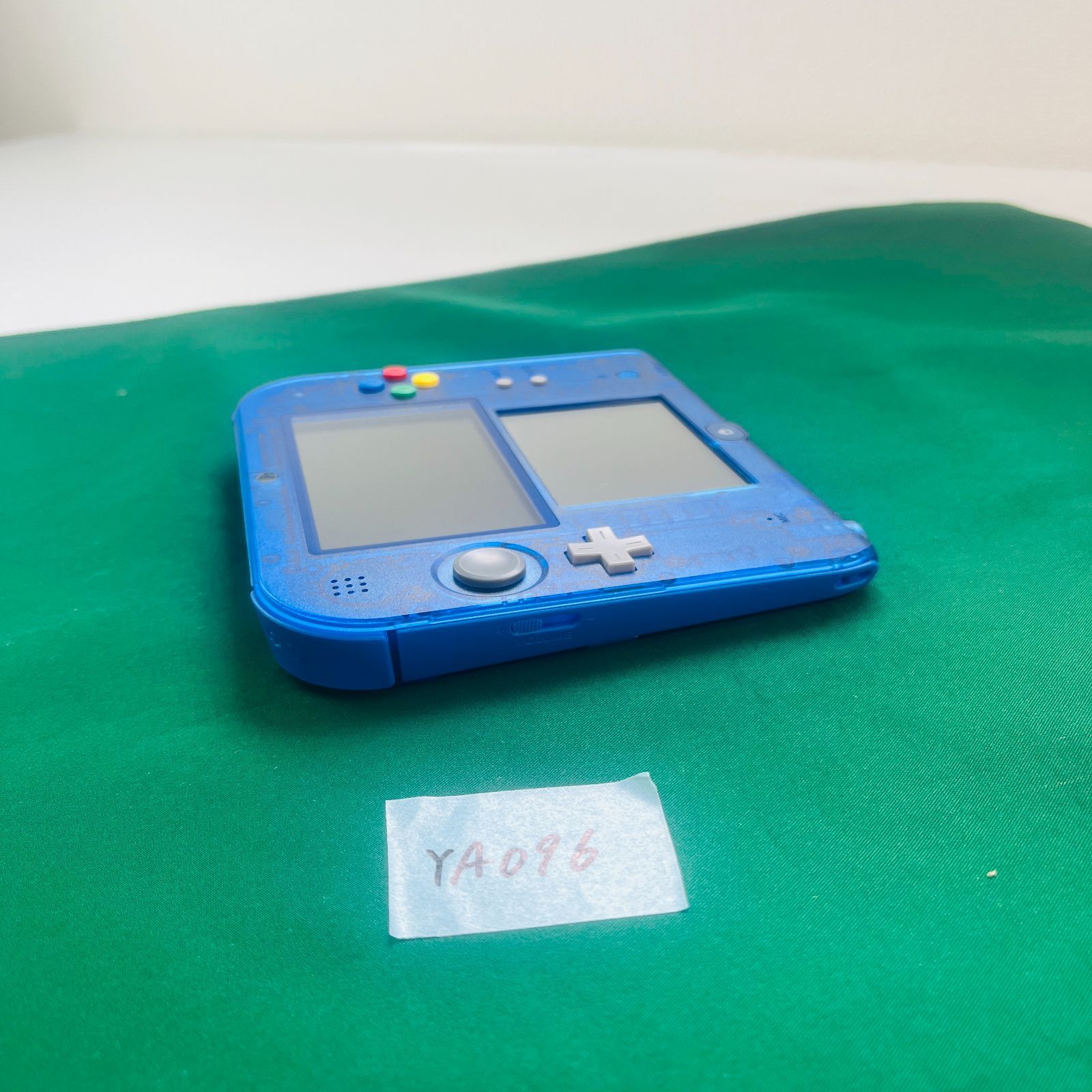 ◇YA096 ニンテンドー 2DS 本体のみ クリアブルー 携帯型ゲーム機 家庭