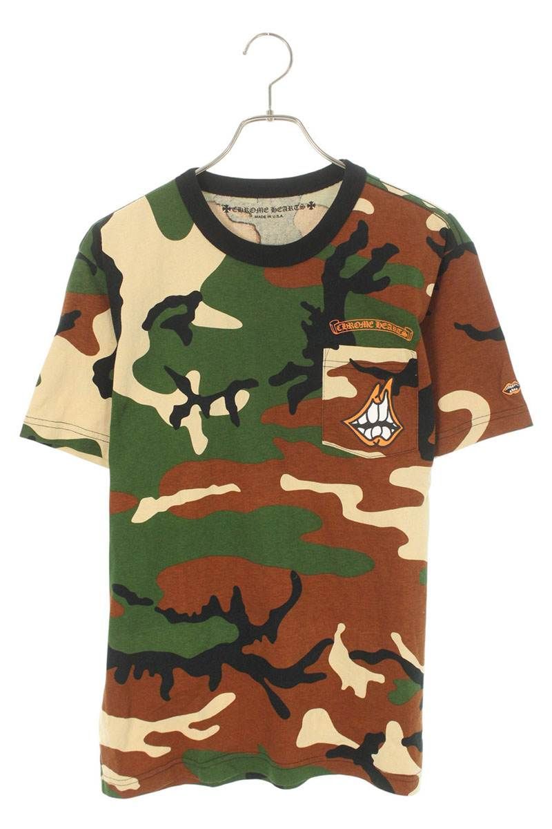 クロムハーツ PPO CAUTION T-SHRT MATTY BOYプリントカモフラ柄Tシャツ