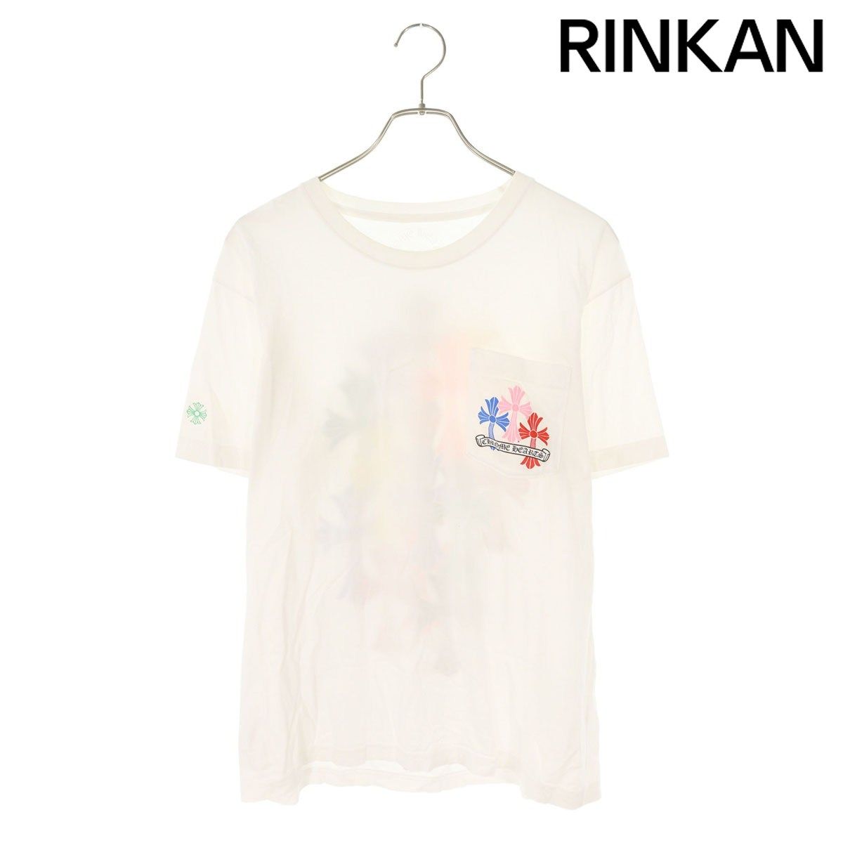 クロムハーツ マルチカラー セメタリークロス tシャツ M ☆入手困難!☆希少品! クロムハーツ マルチカラークロスTシャツ